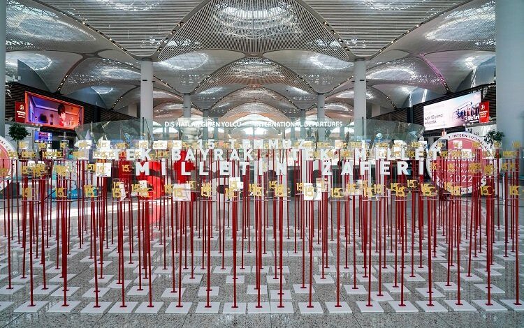 İGA İstanbul Havalimanı Kulesi kırmızı beyaz olacak İGA İstanbul Havalimanı Kulesi kırmızı beyaz olacak