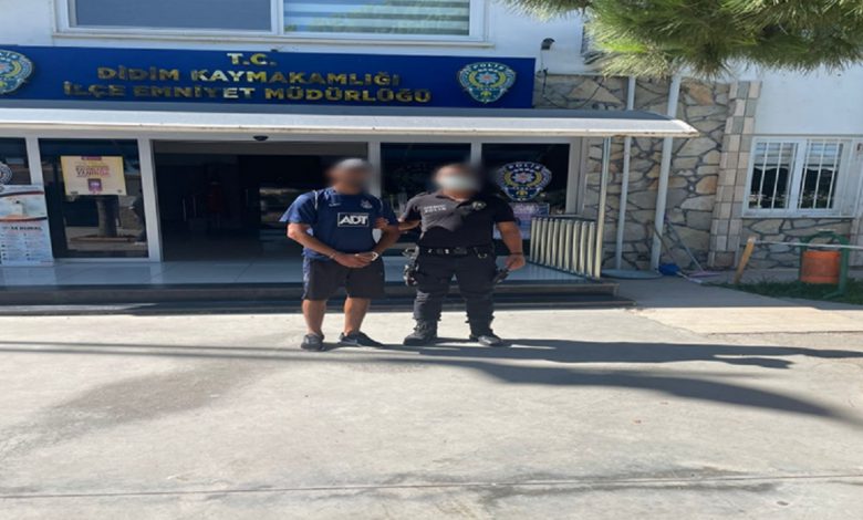 Didim’de gasp zanlısına tutuklama Didim’de gasp zanlısına tutuklama