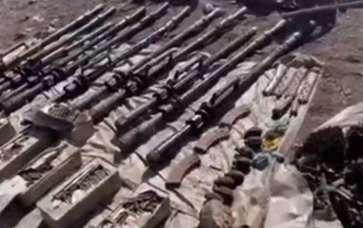 Pençe Kilit’te terör örgütüne ait çok sayıda silah ele geçirildi