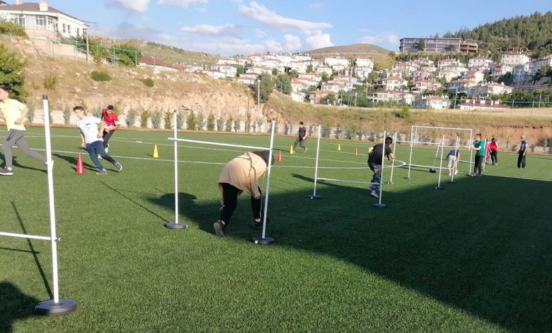 Kayseri Melikgazi’de Hisarcık sporcuları kışa hazırlanıyor