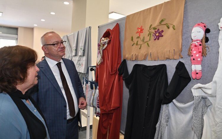 MASMEK kursiyerlerinin el emekleri görücüye çıktı