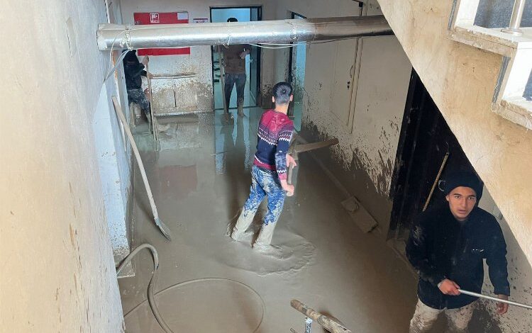 Adıyaman’daki polis lojmanları temizleniyor