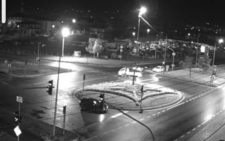 Düzce’deki kaza anı Mobese’de