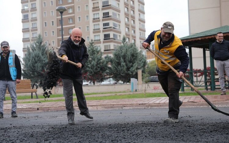 Kayseri Kocasinan’da asfalt çalışması tam gaz Kayseri Kocasinan’da asfalt çalışması tam gaz