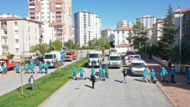 Kayseri Kocasinan’dan bahar temizliği