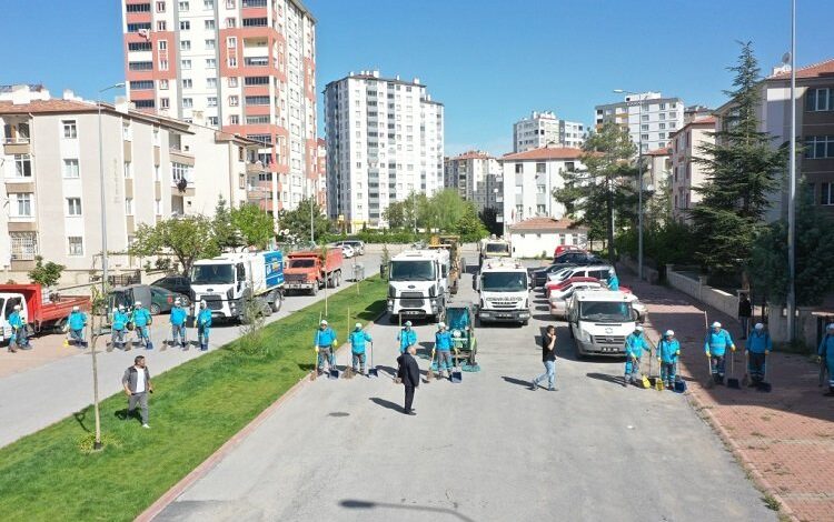 Kayseri Kocasinan’dan bahar temizliği