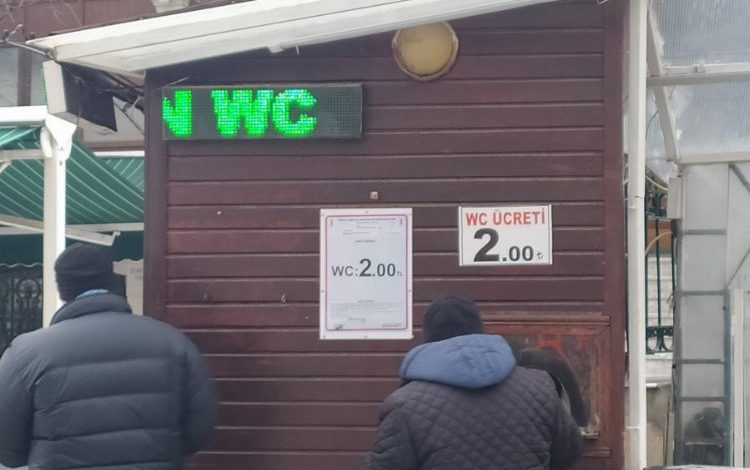 Bursa’da WC’ler de zamlanıyor