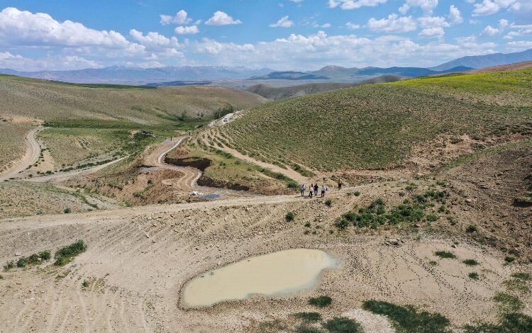 150 hektarlık arazi suya kavuştu