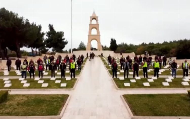 Motosiklet tutkunları Çanakkale ruhuyla buluştu