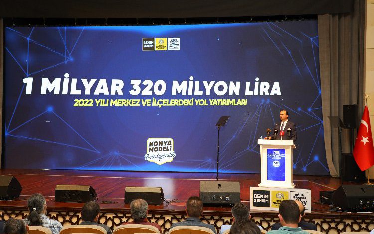 Konya’da yol yatırımları 1 milyar 320 milyon lira