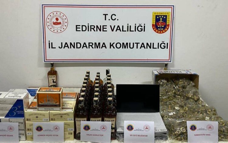 Edirne’de kaçakçılık operasyonu Edirne’de kaçakçılık operasyonu