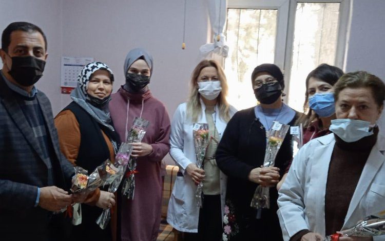 Bursa İznik’te Bal-Göç kadın sağlıkçıları unutmadı