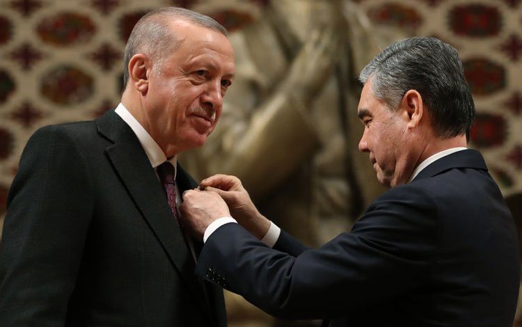 Cumhurbaşkanı Erdoğan’a Türkmenistan Devlet Nişanı