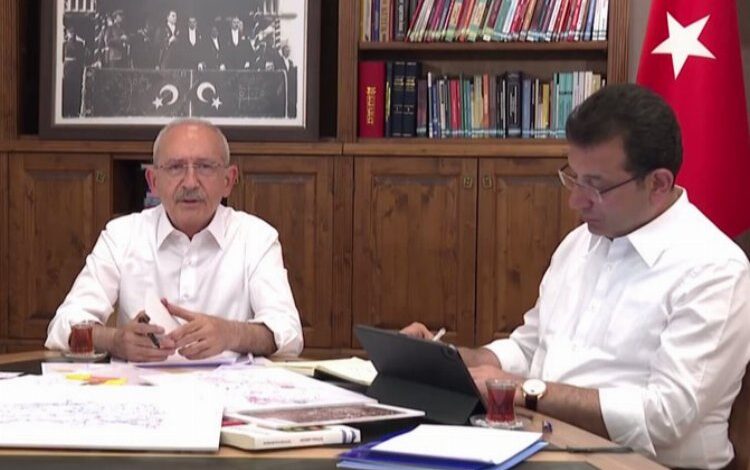 İmamoğlu ve Kılıçdaroğlu Çankaya’da görüştü İmamoğlu ve Kılıçdaroğlu Çankaya’da görüştü