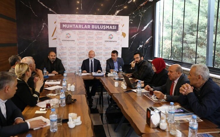 Kayseri Kocasinan’da muhtar buluşması Kayseri Kocasinan’da muhtar buluşması