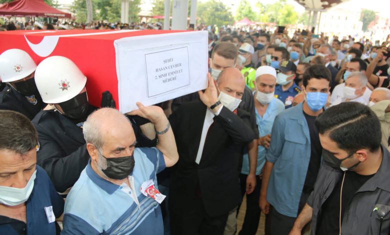 Şehit Hasan Cevher, son yolculuğuna uğurlandı