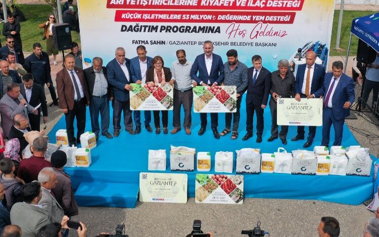 Gaziantep’ten çiftçilere dev destek Gaziantep’ten çiftçilere dev destek