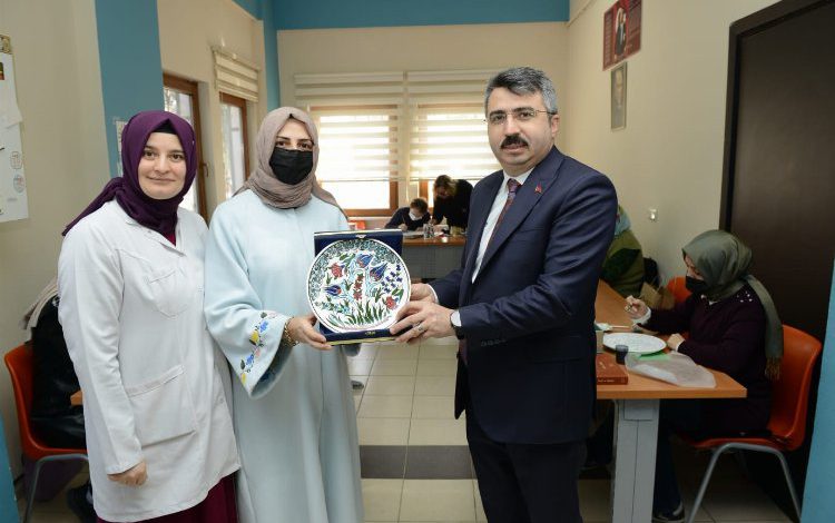 Bursa Yıldırım’da Başkan Yılmaz’dan ‘YILMEK’e ziyaret