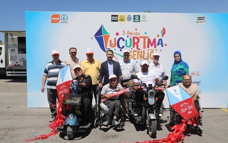 Konya Büyükşehir’den engelliler İçin “Uçurtma Şenliği”