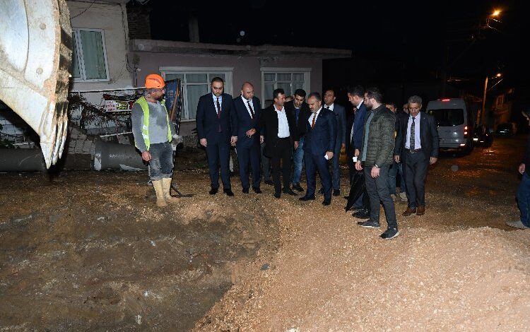 Bursa Büyükşehir Orhangazi’de gece gündüz sahada