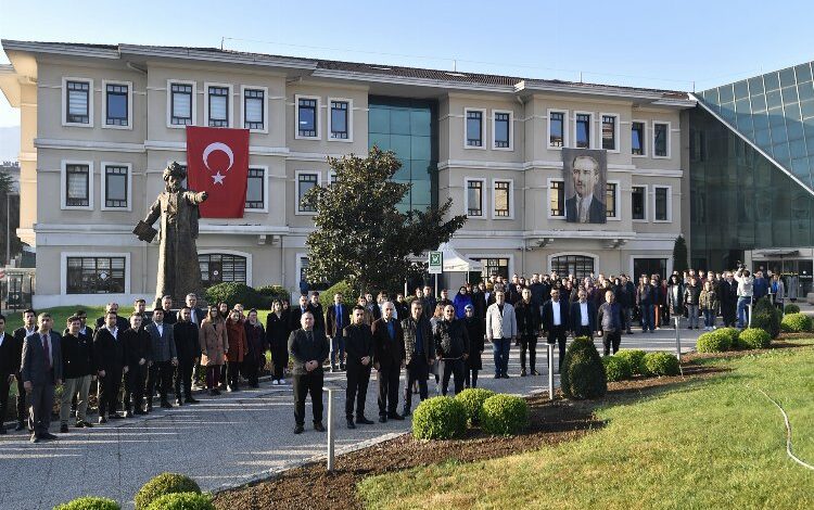 Osmangazi personeli Ata’yı andı