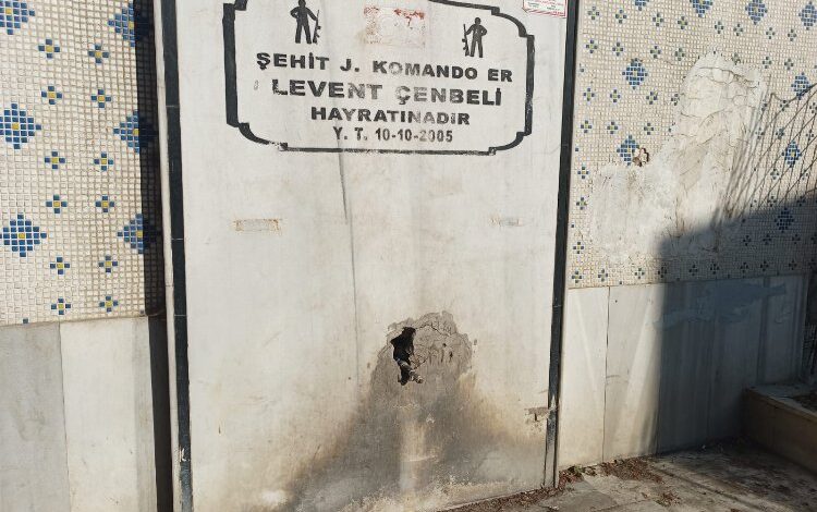 Şehidin adını taşıyan çeşmeye ilgisizlik üzüyor