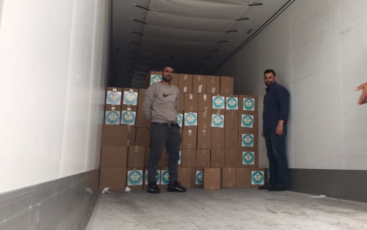 Manisa’nın gıda kolileri Hatay’a ulaştı