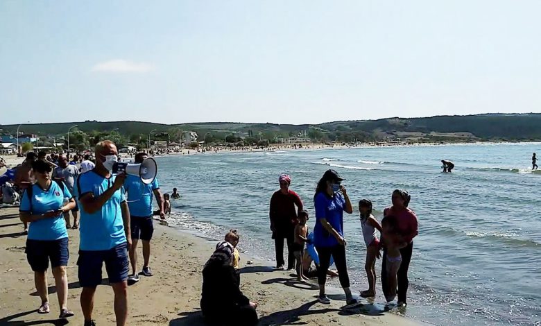 Mudanya Eşkel sahillerinde ‘tedbiren’ deniz yasağı