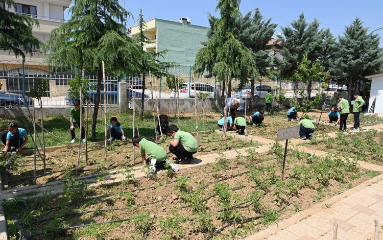 Bursa’da 5 bin öğrenciyle tarıma ilk adım Bursa’da 5 bin öğrenciyle tarıma ilk adım