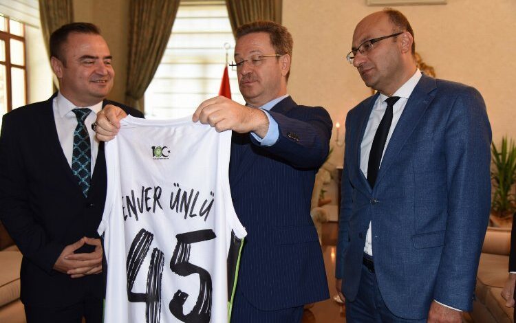 Manisa BBSK’dan, Vali Ünlü’ye ‘hayırlı olsun’ ziyareti