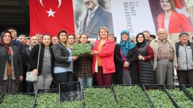 İzmit’ten çiftçiye 2 milyonluk fide desteği