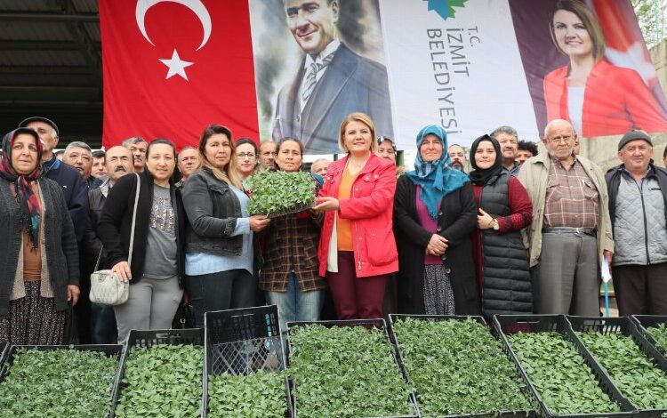 İzmit’ten çiftçiye 2 milyonluk fide desteği