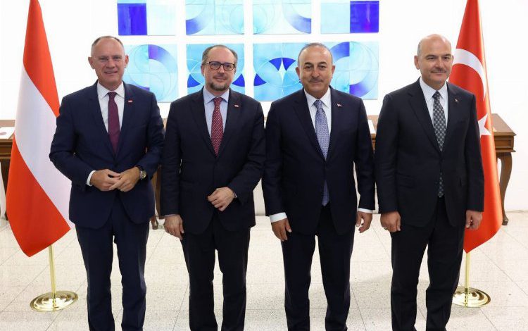 Avusturyalı mevkidaşlarıyla görüştüler Avusturyalı mevkidaşlarıyla görüştüler