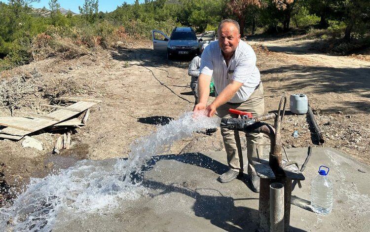 Manisa Kırkağaç’ta 6 litre verimli sondaj
