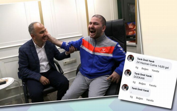 Tarık gün ve saat verdi, Başkan Metin gitti Tarık gün ve saat verdi, Başkan Metin gitti