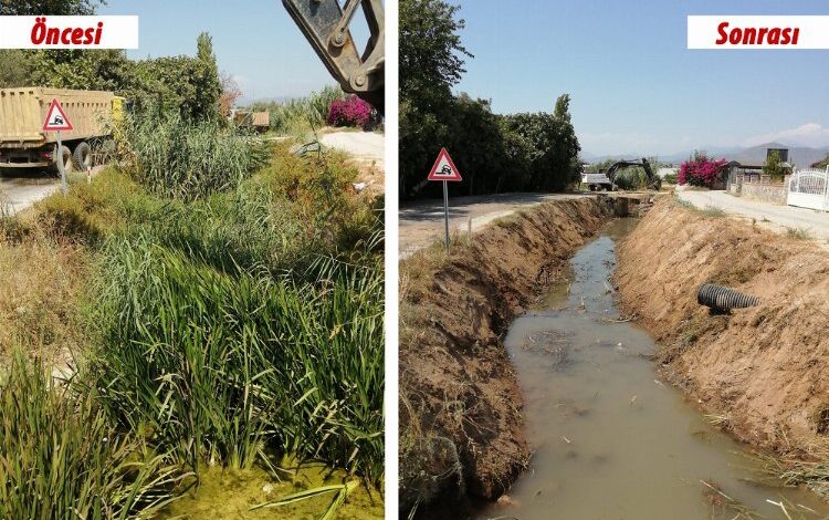 Muğla Fethiye’de dere temizliği Muğla Fethiye’de dere temizliği