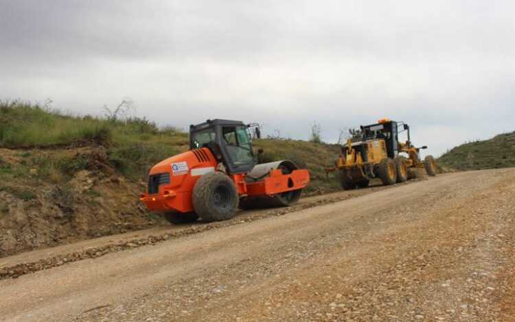 Yaylaalan-Sevinç grup yolunda çalışma
