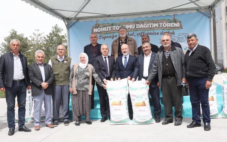 Kayseri Kocasinan tarımda mutluluk ‘tohum’larını ekti