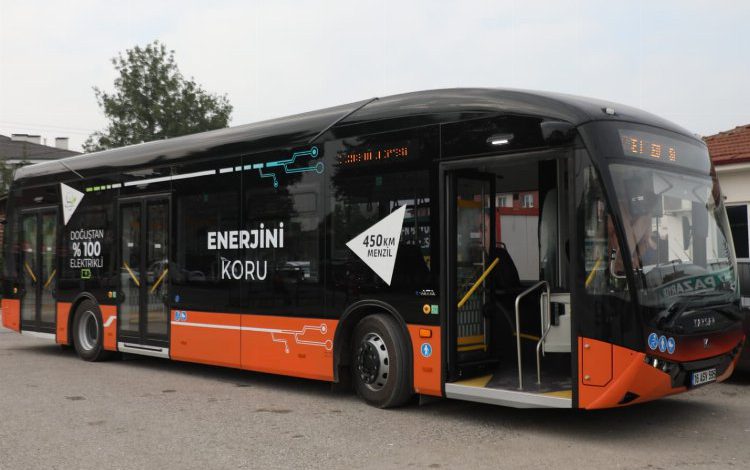 Yerli elektrikli otobüs Düzce testinde