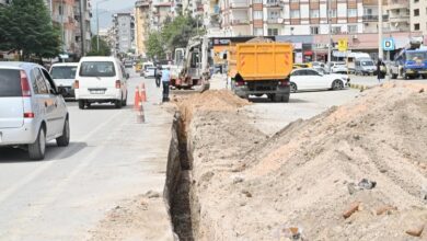 Manisa’da altyapı çalışmaları sürüyor