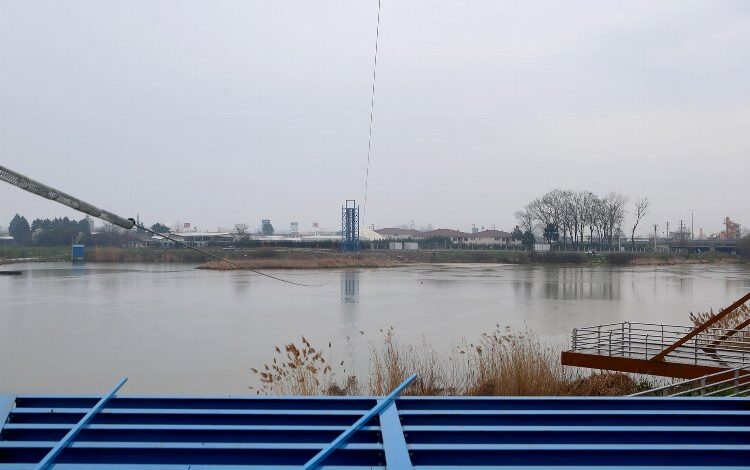 Sakarya Nehri’nde ‘zipline’ heyecanı Sakarya Nehri’nde ‘zipline’ heyecanı