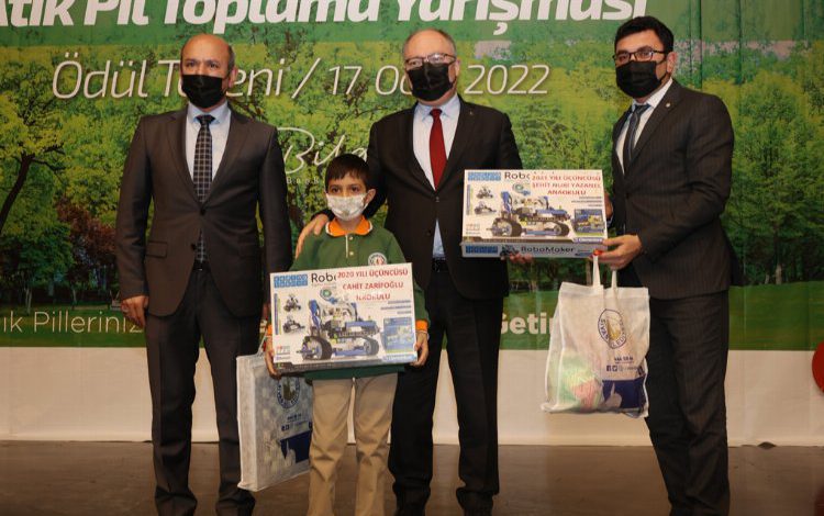 Sivas’ta Atık Pil Toplama Kampanyası ödülleri sahiplerini buldu