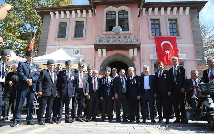 Kayseri protokolü gazileri unutmadı