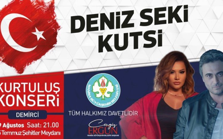 Demirci, Deniz Seki ve Kutsi ile coşacak Demirci, Deniz Seki ve Kutsi ile coşacak