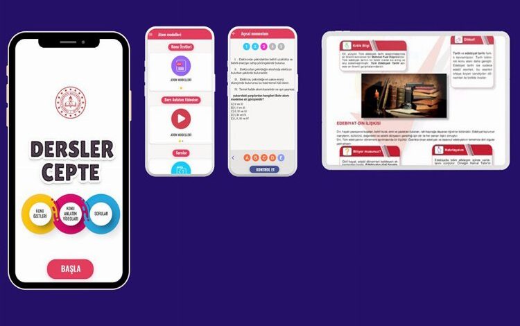 Lise öğrencileri için artık ‘Dersler Cepte’!