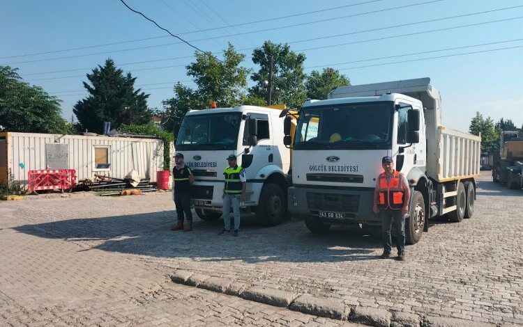 Gölcük’ten Bartın’a destek