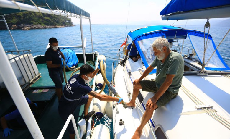 Muğla’da bayramda denizlerden 268 bin 145 kilo katı atık toplandı