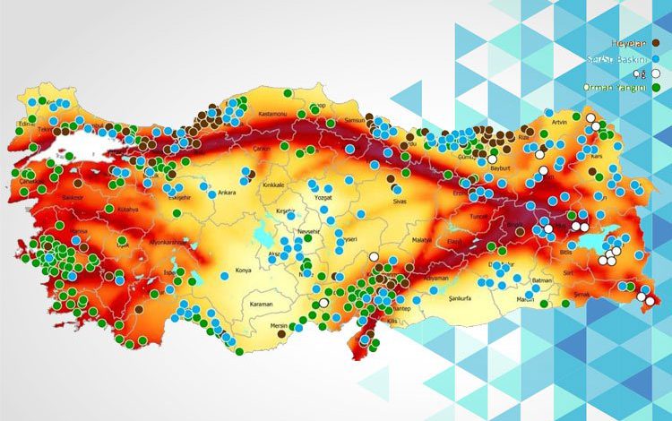 Türkiye’nin ‘Afet Risk Haritası’ çıkarıldı