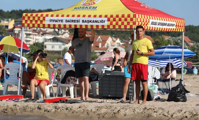 Kocaeli sahillerinde 2 haftada 164 kişi boğulmaktan kurtarıldı