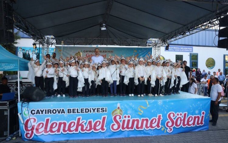 Kocaeli Çayırova’da geleneksel sünnet şöleni Kocaeli Çayırova’da geleneksel sünnet şöleni